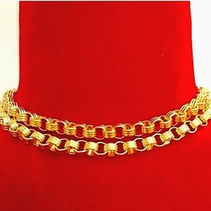 Authentic Vintage Givenchy Gold Necklace